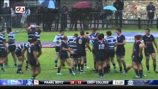 Paarl Boys vs Grey College  Second half [upl. by Hardej]