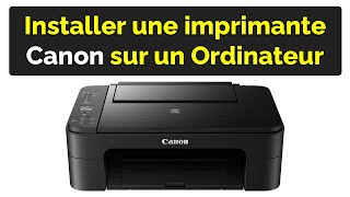 Comment installer une imprimante Canon sur un Ordinateur sans CD [upl. by Nodnahs650]