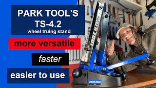 Park Tools Easy to Use Super Versatile TS42 Bicycle Wheel Truing Stand [upl. by Sirrom909]