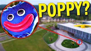 Drone Catches HUGGY WUGGY From Poppy Playtime IN REAL LIFE HUGGY WUGGY CAUGHT ON CAMERA [upl. by Amliv]