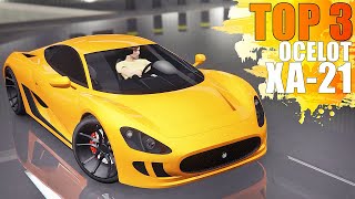 Ocelot XA21  Best TOP 3 Customization Paint Job Guide  GTA ONLINE [upl. by Eslud914]