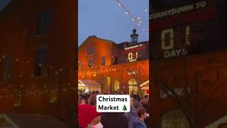 Christmas Market At Distillery District Toronto 🍁🇨🇦 [upl. by Eusoj]