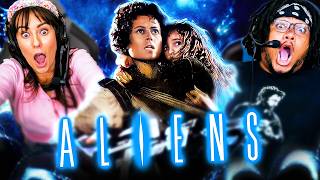 ALIENS 1986 MOVIE REACTION FIRST TIME WATCHING Ellen Ripley  Xenomorph  Review [upl. by Mayap96]