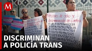 Transfobia en Veracruz Policía transgénero se manifiesta por actos discriminatorios en la SSP [upl. by Etteve]