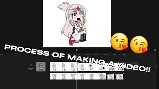 PROCESS OF MAKING A VIDEO 34  Gacha [upl. by Robinetta]