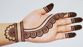 Easy Simple Fronthand Mehndi designStylish Mehandi designMehandi ka designMehndi designsMehandi [upl. by Deni]