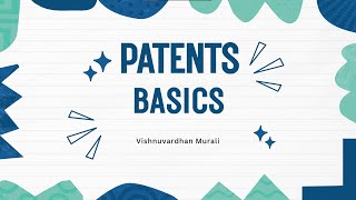 PATENTS BASICS [upl. by Aniles]