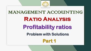 Management Accounting  Ratio Analysis  Profitability Ratios  Problems with Solution Part 1 Tamil [upl. by Gaylene161]