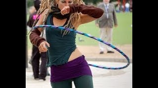 Amazing Hula Hoop Girl Lisa Lottie [upl. by Eberhart]