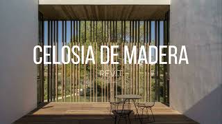 Celosia de Madera  Revit [upl. by Verile]