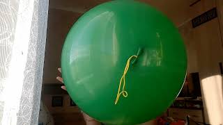 ASMR HUGE GREEN BALLOON [upl. by Anni667]