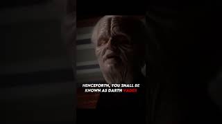 Knightfall Vader Edit  quotHenceforth you shall be known as Darth Vaderquot shorts edit [upl. by Tibbs]