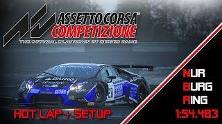 Assetto Corsa Competizione  Nurburgring Hot Lap  Setup 154483 [upl. by Kreg]