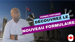 changements importants dans le formulaire de permis détudes guide pratique [upl. by Adnuahsor]