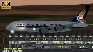 1 Hours Plane Spotting ‼️Singapore Changi International Airport  New Aerofly flight simulator [upl. by Aitnahc718]