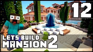 Minecraft How To Make a Mansion  Part 12 [upl. by Ynaffet]