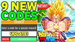 UPD⚠️ DRAGON BALL RAGE CODES JULY 2024  ROBLOX DRAGON BALL RAGE CODES 2024 [upl. by Crosley]