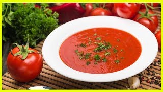 Délicieuses recettes de soupe à la tomate faites maison [upl. by Heid]