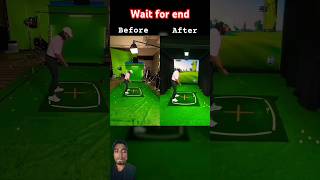 golf vr golfswing gaming golfer trickshot dubai simulator exposed ad shorts tiktok [upl. by Elletnahs]