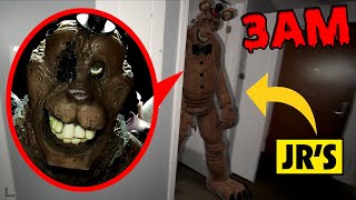 IF YOU SEE FREDDY FAZBEAR ANIMATRONIC FROM FIVE NIGHTS AT JRS OUTSIDE OF YOUR HOUSE AT 3AM RUN [upl. by Balsam]