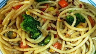 Vegetable Noodles Recipe VegetarianVegan [upl. by Eiliak]