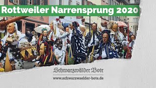 Livevideo vom Narrensprung 2020 in Rottweil [upl. by Voe]