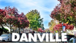 Downtown Danville California 4K [upl. by Annoya378]