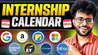 Internship and Placement Calendar 2024  Which company hires When OFFCAMPUS Placements  👨🏻‍💻✅ [upl. by Anetta]