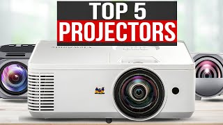 TOP 5 Best Home Theater Projector 2023 [upl. by Tami]