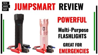 JUMPSMART 10 in 1 Jump Starter Flashlight and more Review and Demo [upl. by Valry]