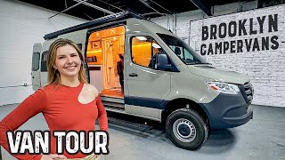 This Sprinter Camper Conversion Van is Like a LUXURY Hotel [upl. by Gwenneth]