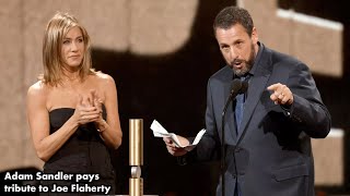 Adam Sandler pays tribute to Joe Flaherty [upl. by Aneetsirhc]