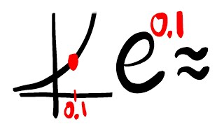 Use calculus to approximate e01 [upl. by Matilda]