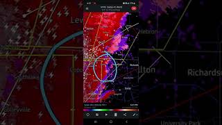 Tornado warning Northern Dallas Plano Carrollton and Richardson Texas 32122 [upl. by Ellora129]