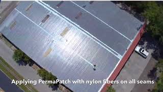 How to Paint a Metal Roof using an Elastomeric Roof Coating [upl. by Janifer]