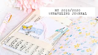 JOURNAL FLIP THROUGH  My 20192020 Unraveling Journal [upl. by Iviv930]