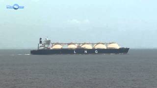 MERCHANT NAVY ISH LNG TANKER SHIP VIDEO [upl. by Esdnyl662]