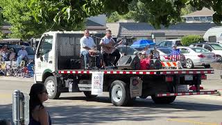 Danville California Fourth of July Parade 2024 Part 10 Reuben Borg Fence Music Truck [upl. by Anialed543]