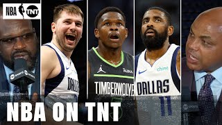 Inside Guys React To Luka amp Kyrie Leading Mavs BLOWOUT Win Over Timberwolves In Game 5  NBA on TNT [upl. by Archibaldo725]