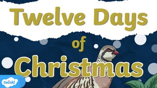 12 Days of Christmas SINGALONG 🎶  Lyrics for The Twelve Days of Christmas  Karaoke Carol Singing [upl. by Airtal911]