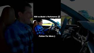 Audi RS6 v Tesla Model X DRAG RACE [upl. by Alicul]