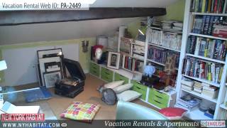 Paris France  Video tour of a vacation rental on Rue des Gravilliers Le Marais [upl. by Ade227]