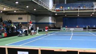 Last point of Pironkova vs Larcher de Brito [upl. by Cristie]