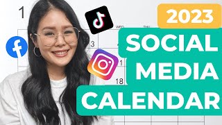 Create an EFFECTIVE Social Media Calendar  Free Social Media Calendar Template [upl. by Vigen]