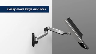 Ergotron LX Wall Monitor Arm Top Features amp Benefits [upl. by Nathanson]