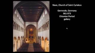 Art 200 The Early Middle Ages The Ottonian Period [upl. by Ymereg]