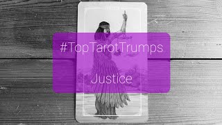 TopTarotTrumps Justice  VR to musingsbymascha [upl. by Lanni60]