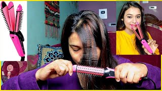 Nova 3 in 1 hair curlerstraightenercrimper REVIEW amp DEMOonly 399 [upl. by Grayson]