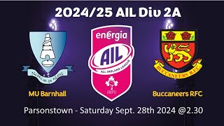 Buccs Vs Barnhall  Sept 2024 [upl. by Calida]