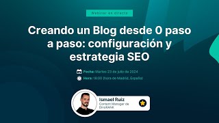 Creando un Blog desde 0 paso a paso configuración y estrategia SEO [upl. by Namien114]